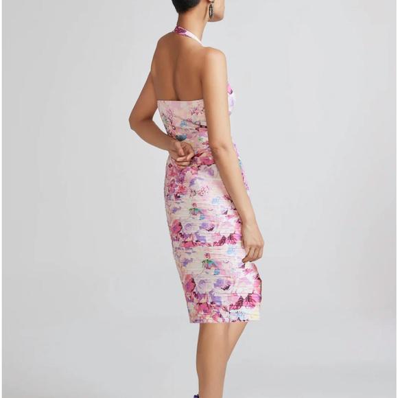 NEW HEMANT & NANDITA april midi dress in pink floral - Picture 3 of 3